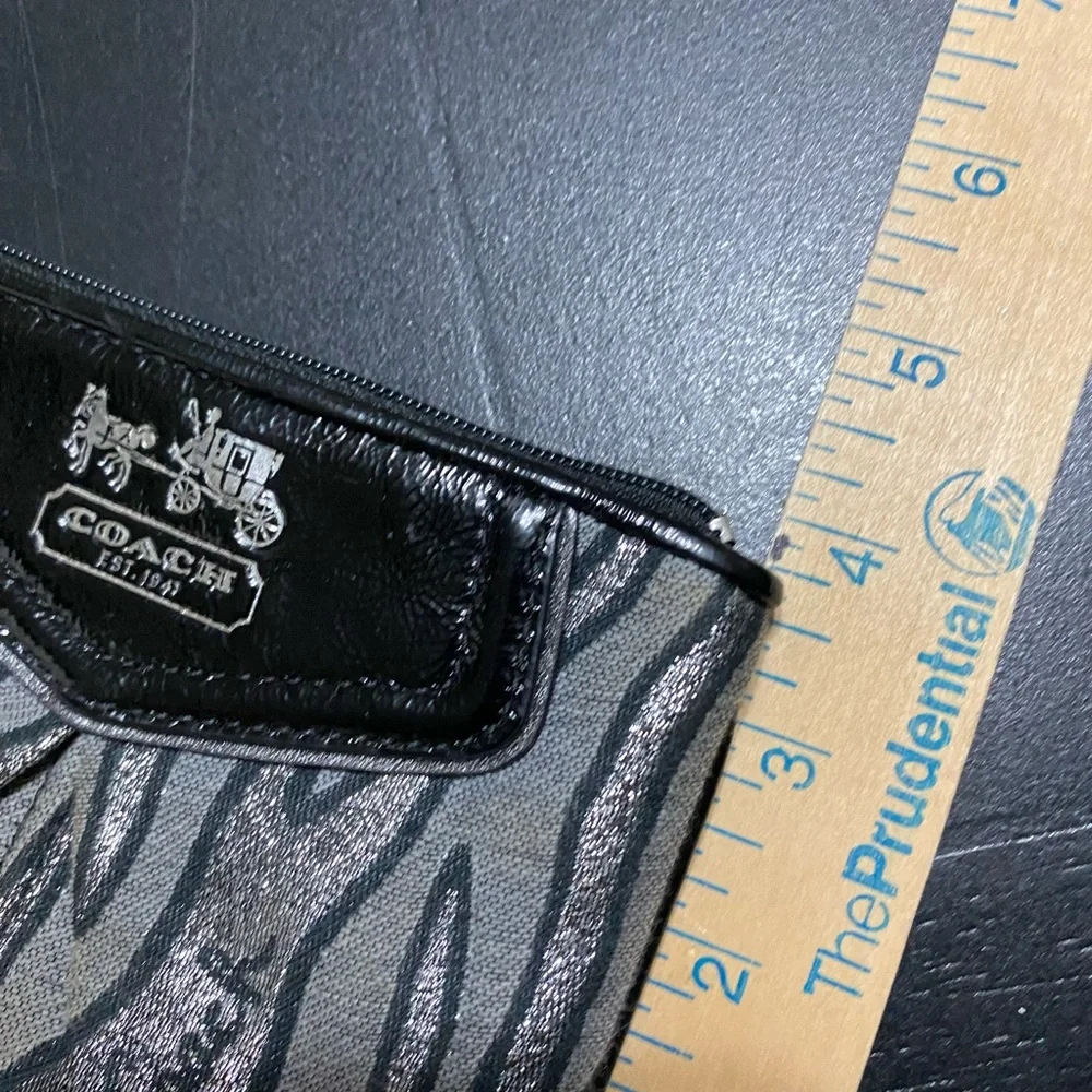 Coach Zebra Print‎ Wristlet